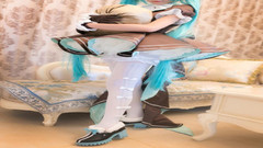 美女cosplay索隆-美女cos初音未来，长腿白丝袜百度云下载