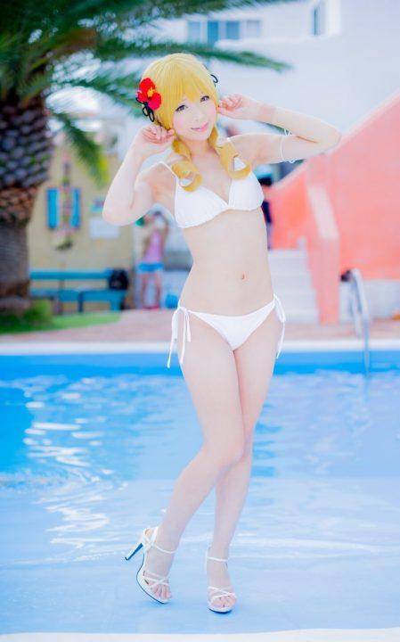 【COS图集】[Puella Magi Madoka] Tomoe Mami (bikini ver.) by Mashiro Yuki