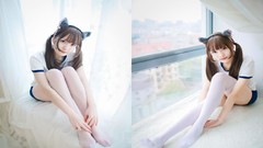 丝袜cosplay福利h-日系女神